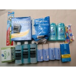 Bob Barker Prison Issued Toiletries Maxi Pads Dental Floss Shave Cream Mouthwash